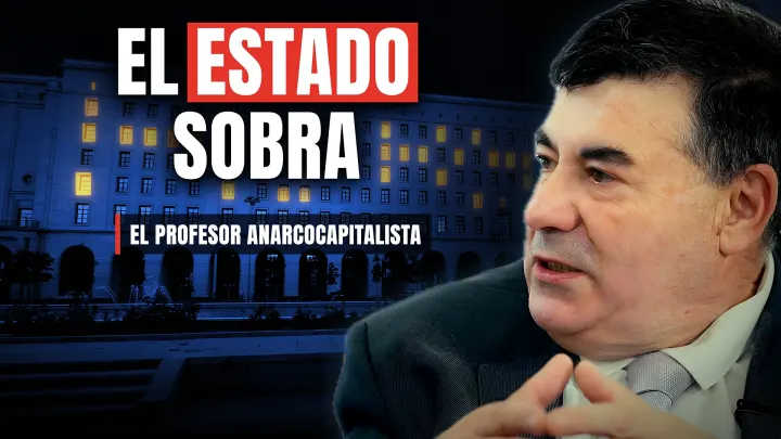 Miguel Anxo Bastos en el episodio de El Diario del Poder «El Estado sobra»